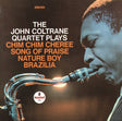 Album cover of The John Coltrane Quartet with a saxophonist playing, featuring the title track and other songs.