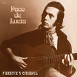 Album cover featuring a person holding a guitar with 'Paco de Lucia' and 'Fuente Y Caudal' text.
