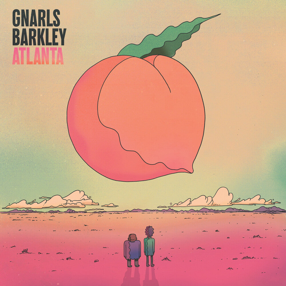 Album cover with a peach, two people, and 'Gnarls Barkley Atlanta' text.
