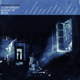 Album cover with a dark, moody scene featuring a person in a room with an open door.