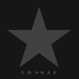 Black star symbol on a black background
