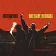 Album cover art for Twenty One Pilots' 'More Than We Ever Imagined: Live in Mexico City', featuring silhouettes of two performers on stage against a large red sky, with the band name and album title in text.