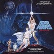 Vintage 'Star Wars' movie poster with characters and space scene