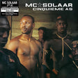 MC Solaar 'Cinquieme As' 5th Anniversary double vinyl LP cover, featuring a shirtless man in the foreground with other men in the background, with the album title and artist name printed at the top.