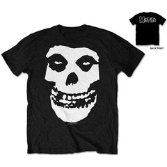 Misfits Unisex T-Shirt: Classic Fiend Skull (Back Print)