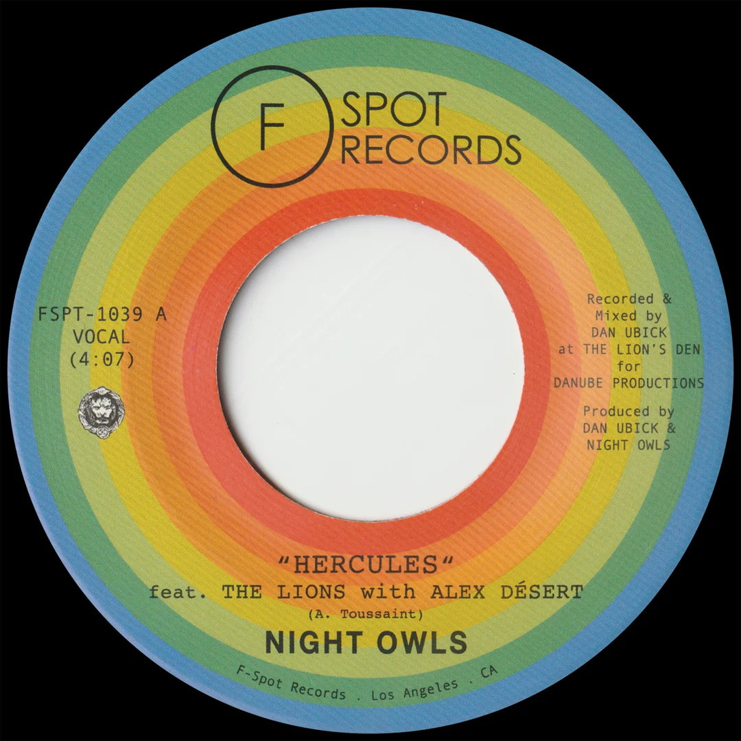 Night Owls - Hercules (feat. Alex Désert & The Lions) b/w Tell It Like It Is (feat. Asdru Sierra) 7-Inch