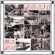 Collage of people at a lake with 'Waxahatchee' and 'American Weekend' text.