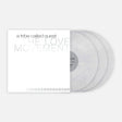 Clear vinyl records with a Tribe Called Quest album cover on a white background