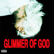 Person with white hair and tattoos, smoking a cigarette, with 'Glimmer of God' text on a black background.