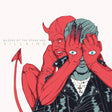 Album cover for 'Villains' by Queens of the Stone Age featuring a red devil and gray person with crossed eyes.