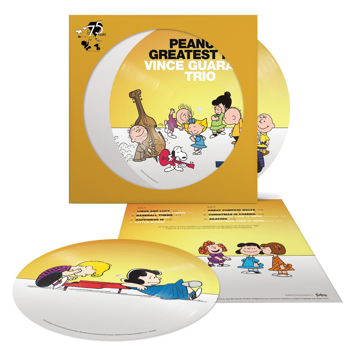 Vince Guaraldi Trio - Peanuts Greatest Hits Picture Disc LP