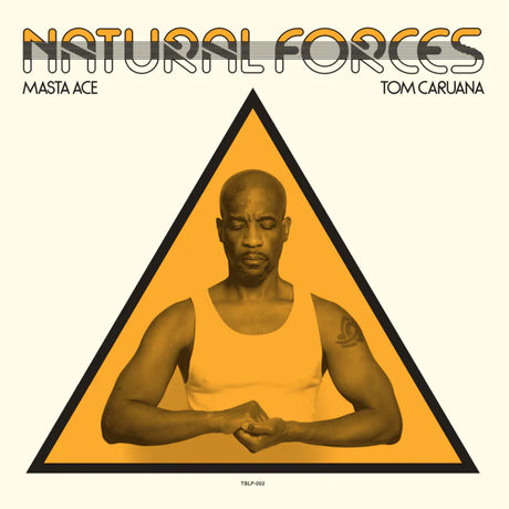 Album cover with a person in a triangle frame and 'Natural Forces' text