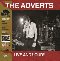 The Adverts - Live And Loud! LP (Red Vinyl)