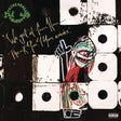 Album cover with cassette tapes and abstract design, featuring text and a hand gesture.