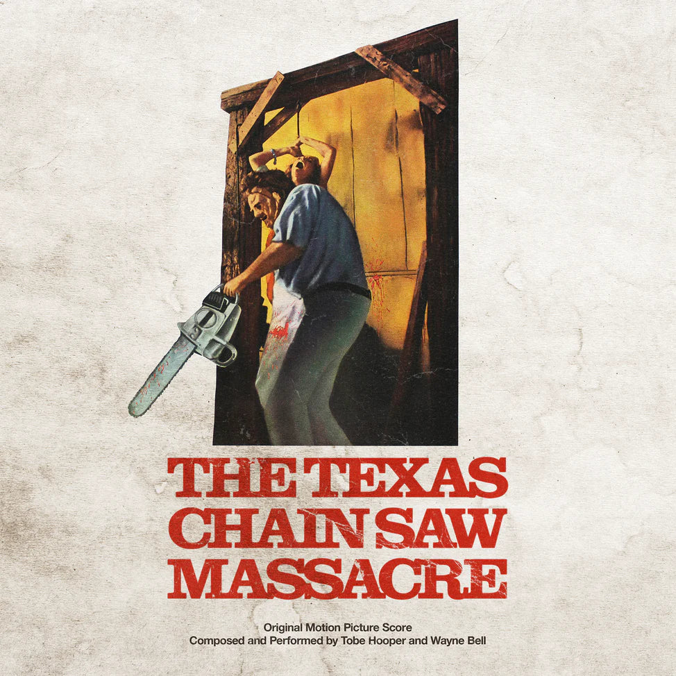 Tobe Hooper And Wayne Bell - The Texas Chainsaw Massacre - Original Motion Picture Score (1974) LP (Red/Black Vinyl)