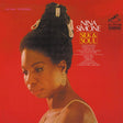Album cover of Nina Simone's 'Silk & Soul' with a red background and text.