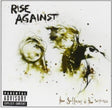 Album cover for 'Rise Against' featuring abstract art and text.