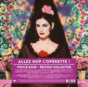 Vinyl record cover with a stylized woman's face and colorful background