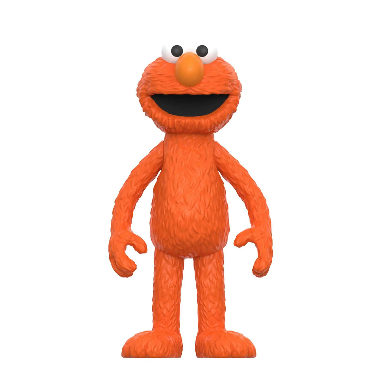 Orange Sesame Street character figure on a white background