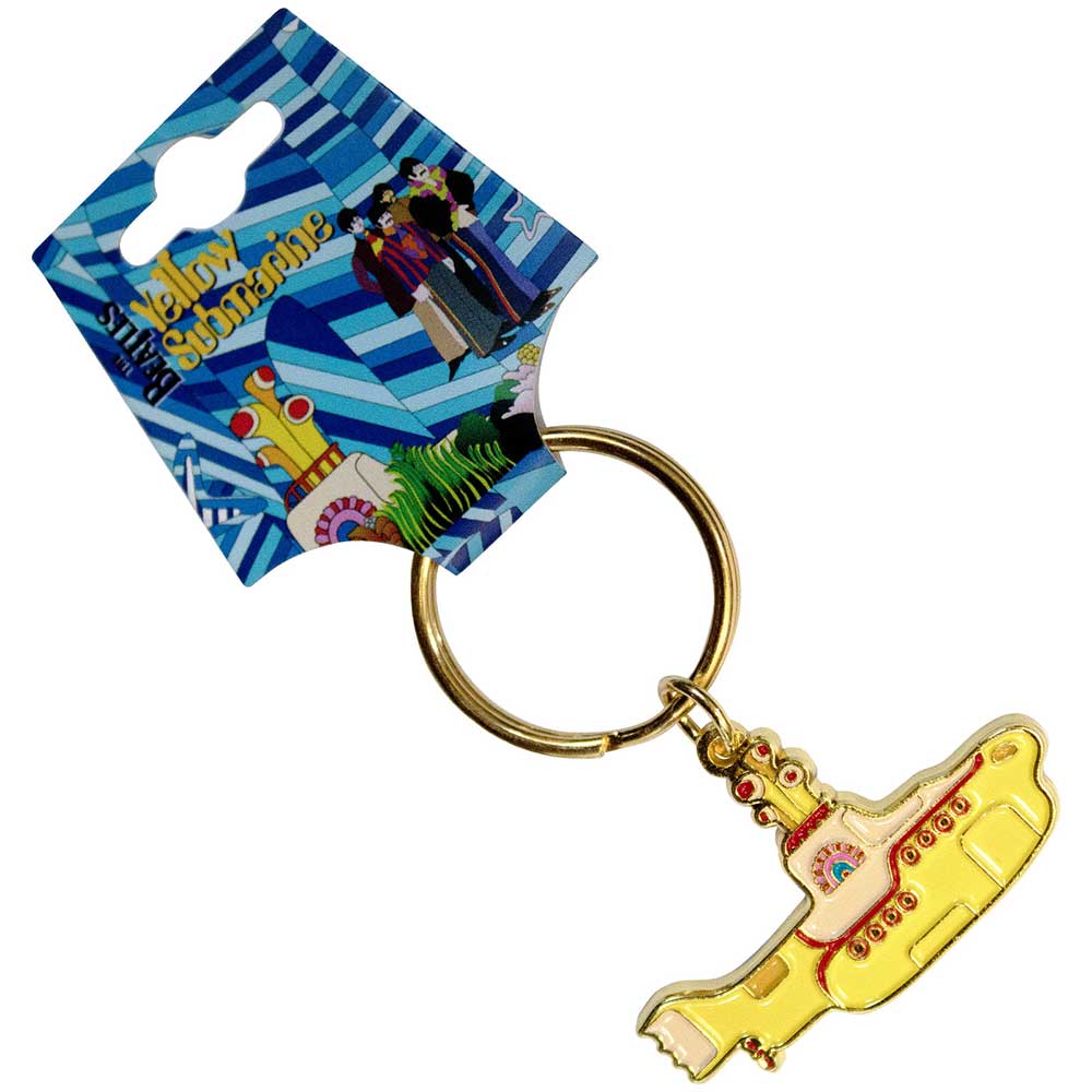 The Beatles Keychain Yellow Submarine Beat Street Records