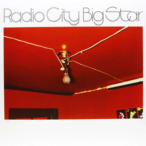 Album cover with a light bulb and red background, featuring the text 'Radio City Big Star'.