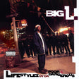 Album cover for 'Lifestylez ov da Poor & Dangerous' by Big L with a street scene and crowd.