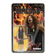 Action figure packaging of Dimebag Darrell with guitar and flames on background