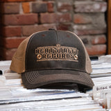 Beat Street Trucker Cap - Brown with Tan Text