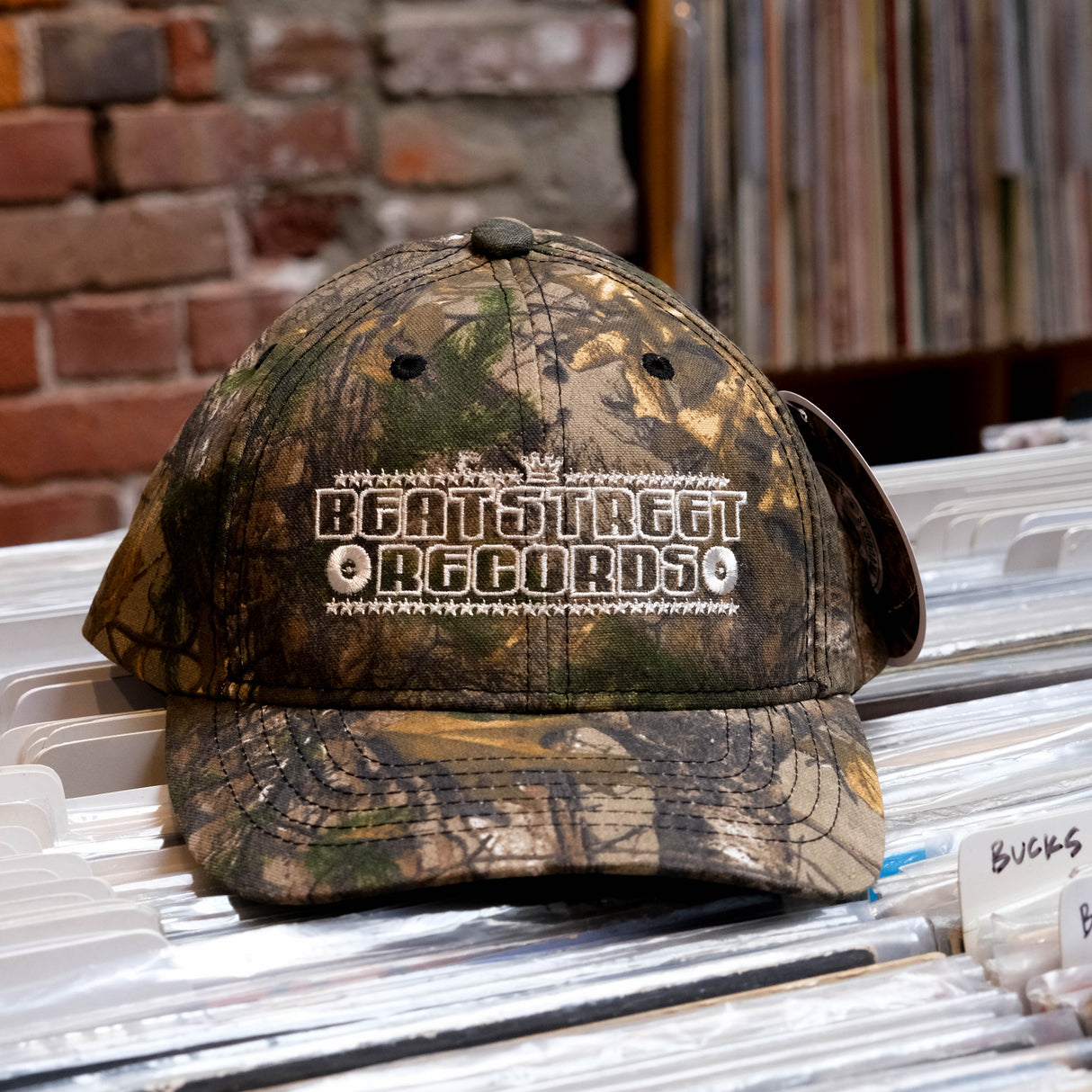 Beat Street Camo Cap - White Logo