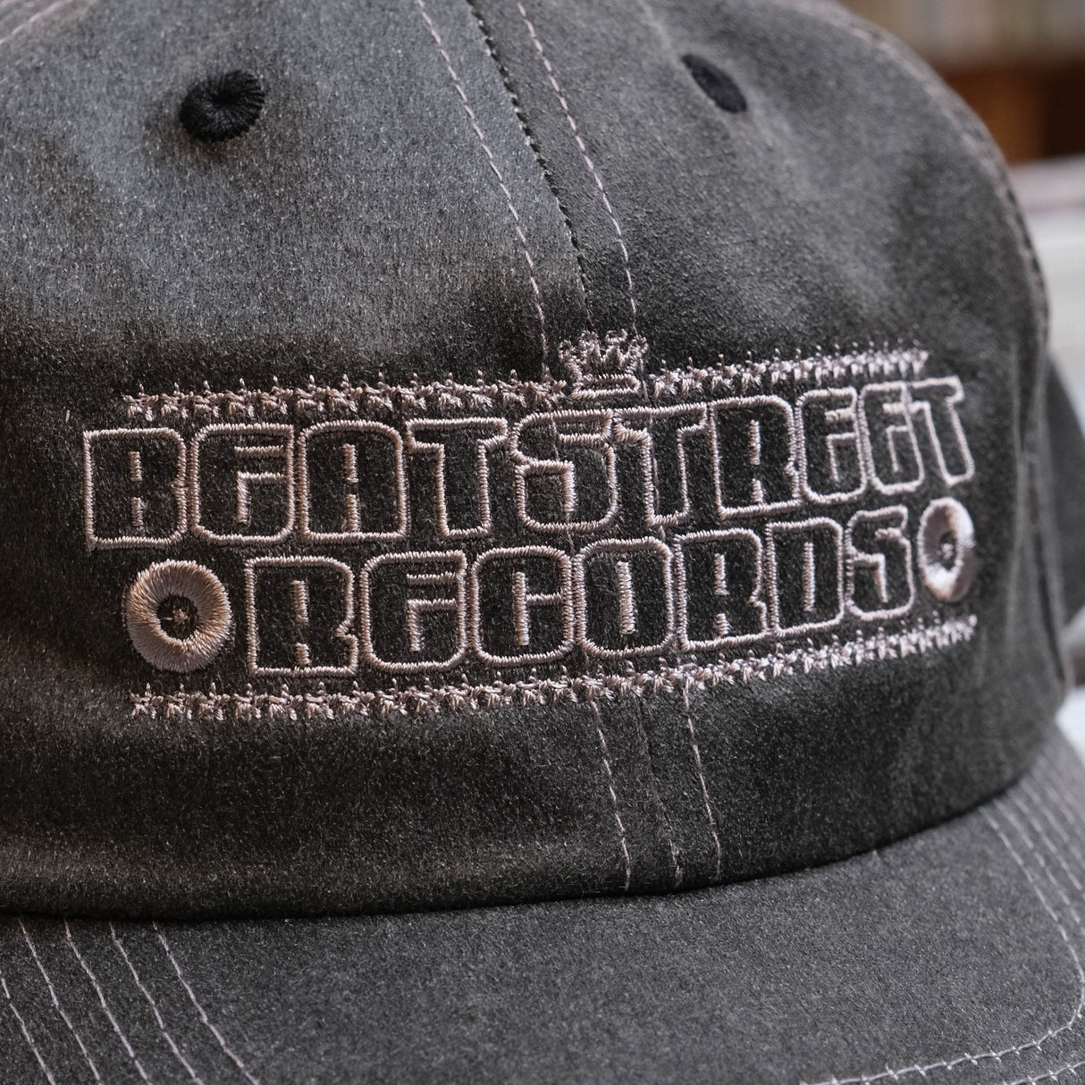 Beat Street Adjustable Cap - Grey with Light Grey Logo