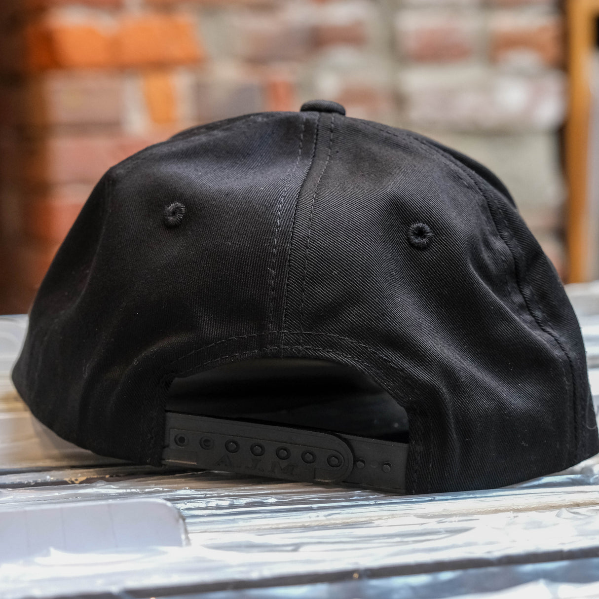 Beat Street Snapback Hat - Black with White Logo