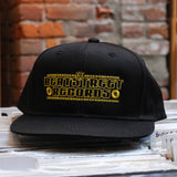 Beat Street Snapback Hat - Black with Yellow Logo
