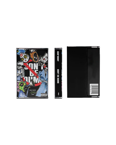 Black book with colorful front cover and back view on a white background