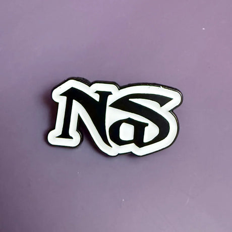 Black and white 'NS' logo on a purple background