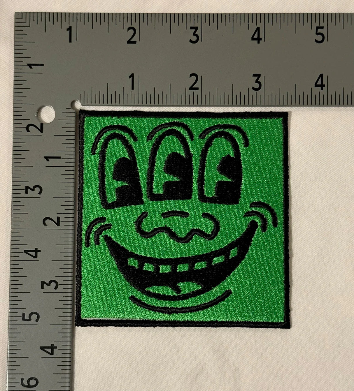 Keith Haring 3 Eyes Patch