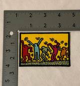 Keith Haring Dance Party Patch