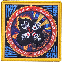Kiss Standard Patch - Rock And Roll Over
