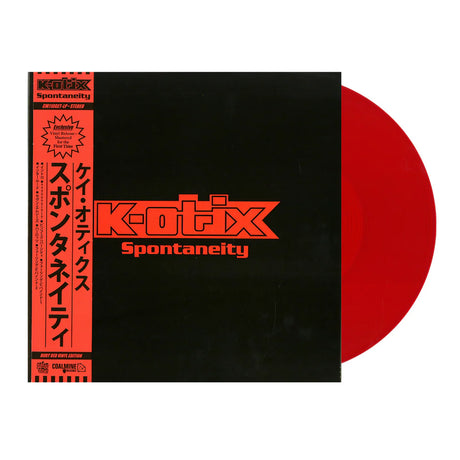 Vinyl record with black cover and red disc, featuring 'K-Ofix' branding.