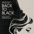 Album cover for 'Back to Black' by Nick Cave & Warren Ellis with a stylized portrait of a woman.