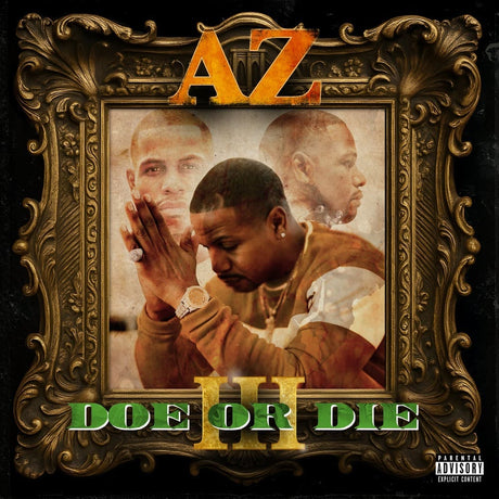 Album cover for 'Doe or Die II' featuring a stylized portrait with ornate frame and text.