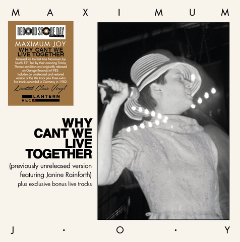 Maximum Joy - Why Can't We Live Together EP