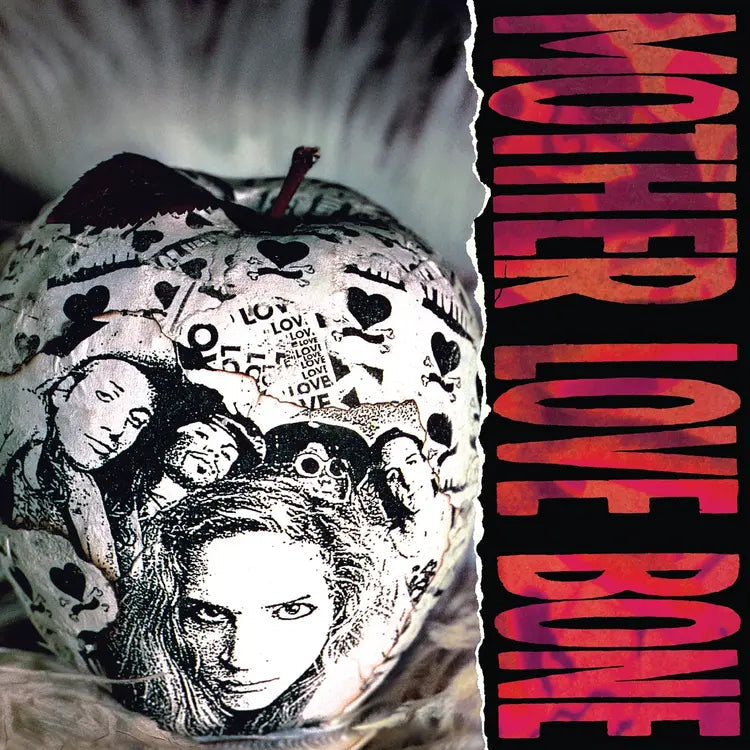 Album cover with a decorative apple and 'Mother Love Bone' text