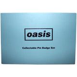 Oasis Pin Badge Set: Logos