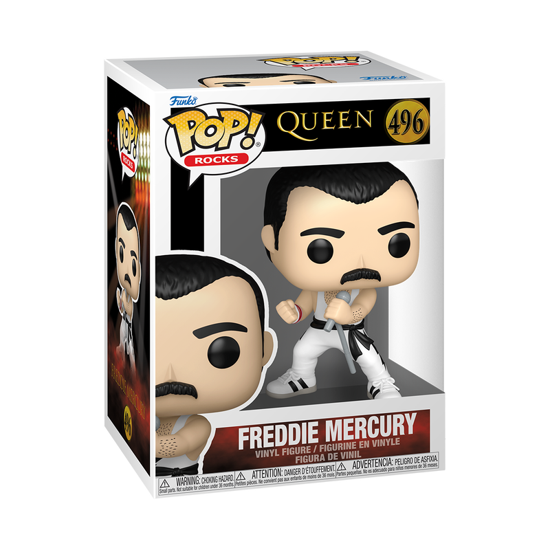 Funko Pop! Rocks Freddie Mercury figure packaging