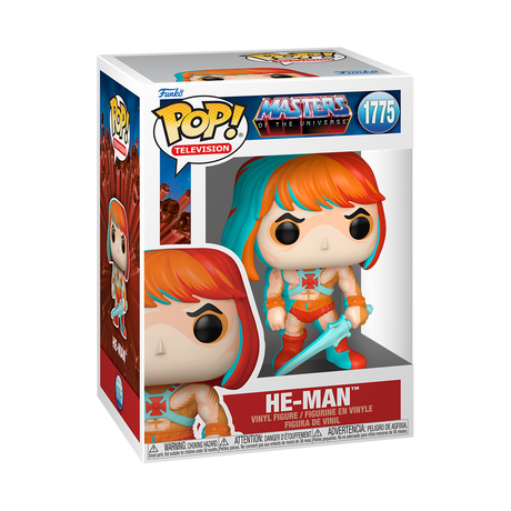 Funko Pop! vinyl figure packaging of He-Man from Masters of the Universe