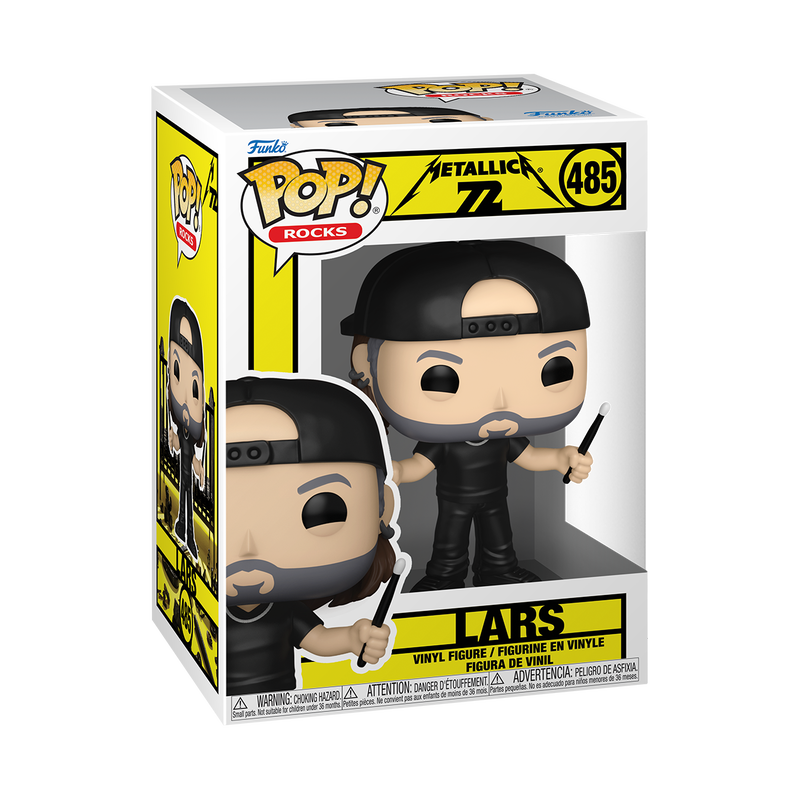 Funko Pop! Rocks Metallica LARS vinyl figure in packaging on a white background