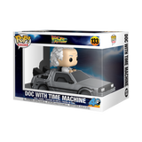 Back To The Future Pop! Rides Deluxe Doc with Time Machine Funko