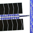 Album cover with 'Erazerhead' text and blue guitar pick on black and white striped background