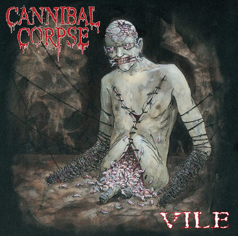 Cannibal Corpse - Vile LP (Silver With Red Splatter Vinyl)
