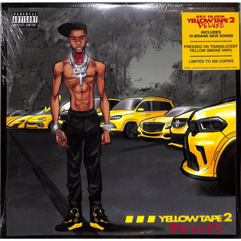 Key Glock - Yellow Tape 2 2LP Deluxe (Yellow Smoke Vinyl)